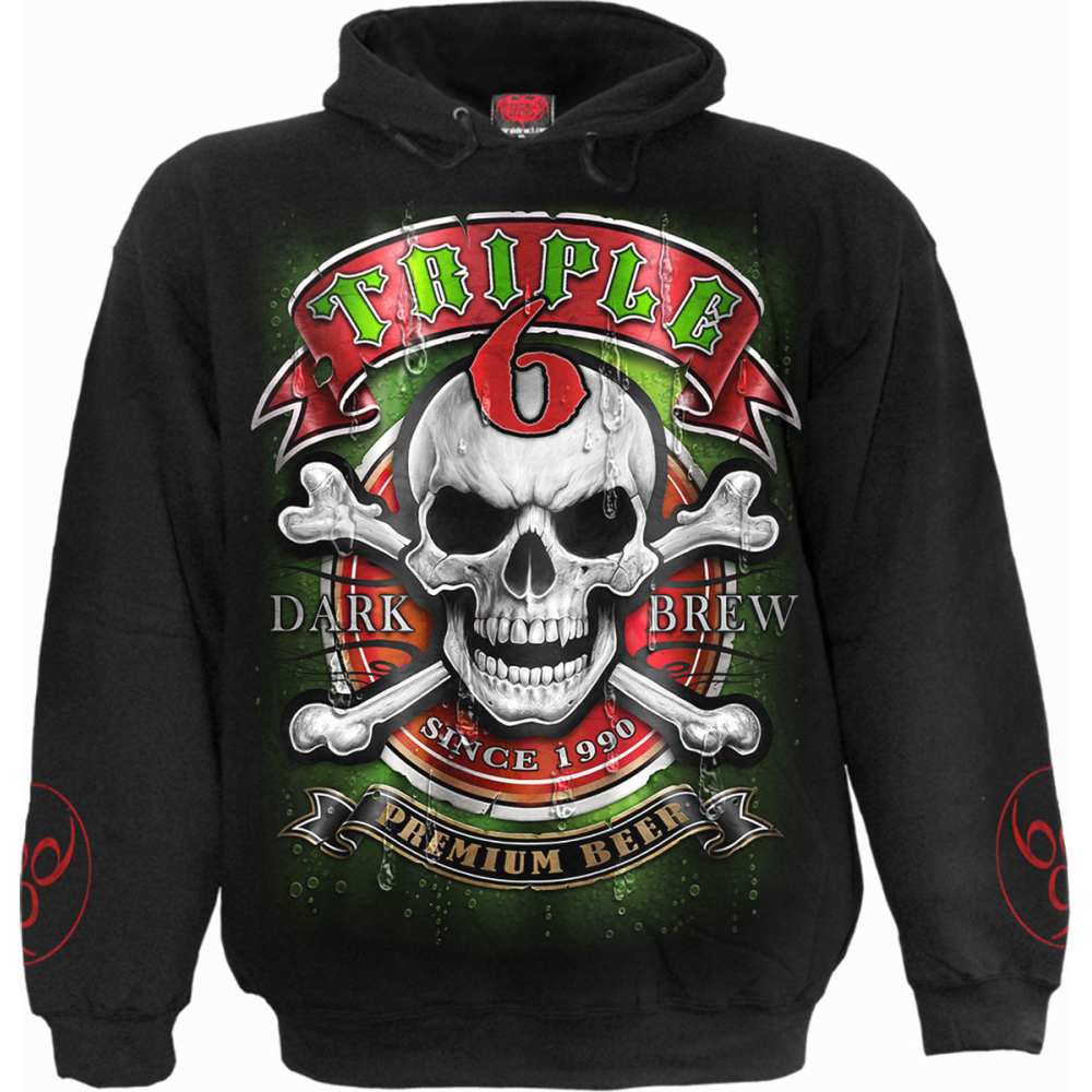 Spiral - TRIPLE 6 Hoodie - Black
